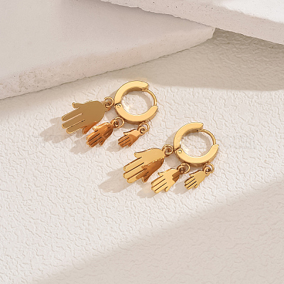 Элегантные серьги-люстры из нержавеющей стали 201 ZD9069-1-1