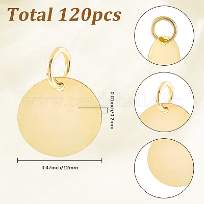 120шт латунные подвески&nbsp;KK-SC0007-26-1