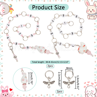 4 шт. наборы инструментов для вязания животных «сделай сам» HJEW-AB00709-1