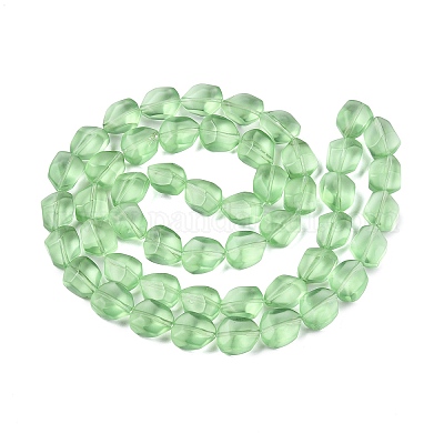 Матовые стеклянные бусины GLAA-T023-30H-1