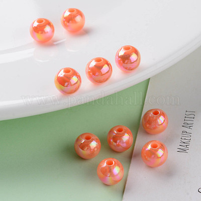 Непрозрачные акриловые бусины MACR-S370-D8mm-A11-1