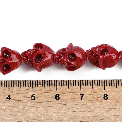 Нити резных бусин из синтетического коралла CORA-M001-10-1