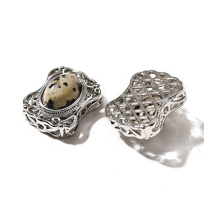 Многорядные звенья из натуральной далматинской яшмы KK-M304-05P-09-1