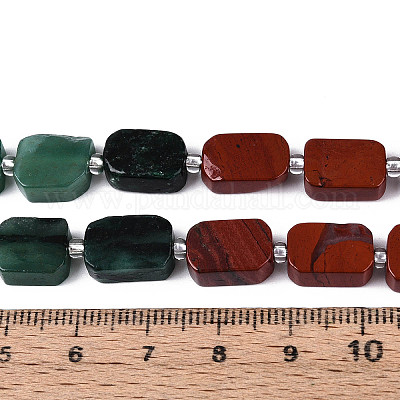 Нити бусин из натурального фуксита G-T144-14B-01-1