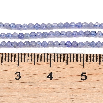 Натуральный танзанит бисер пряди&nbsp;G-B175-B02-2mm-1