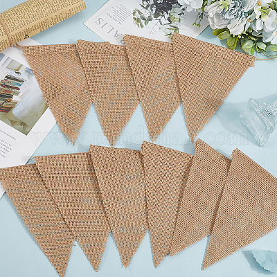 Льняной вымпел AJEW-WH20022-42-1