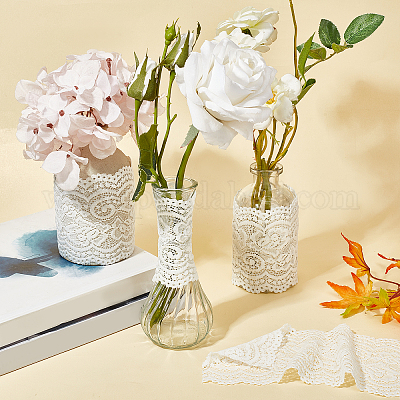 Эластичные кружевные аксессуары для костюмов с вышивкой DIY-WH0185-07A-1