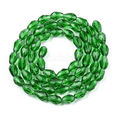 Стеклянные бусины GLAA-R024-11x8mm-6-1