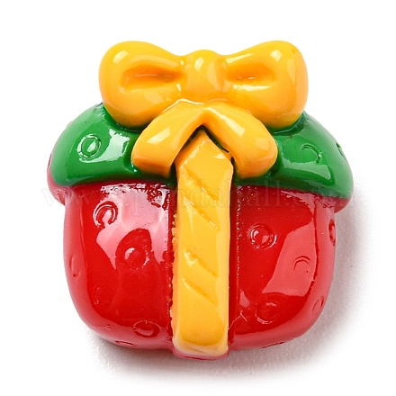 Кабошоны из непрозрачной рождественской смолы RESI-K027-21C-1