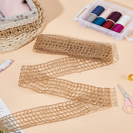 2м льняная плетеная лента&nbsp;OCOR-LP0001-35-1