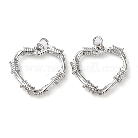 Экологически чистые подвески из латуни с гальваническим покрытием KK-A201-03P-1