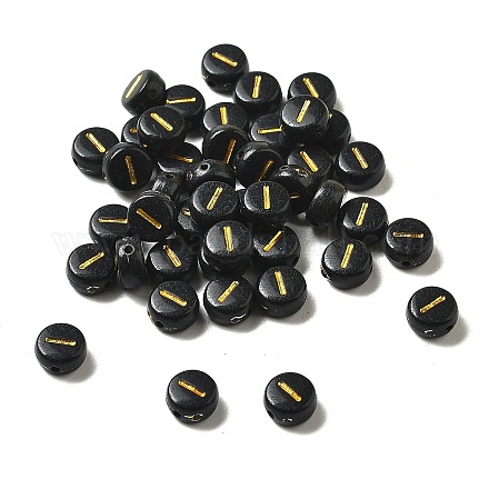 Покрытие непрозрачных акриловых бусин OACR-R005-03I-1