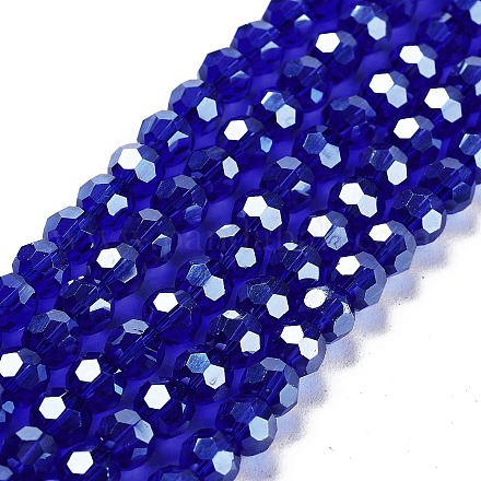 Гальванизируйте прозрачное стекло бисер нитей EGLA-A035-T6mm-A06-1