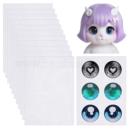 Листы холста сетки пвх FIND-WH0199-45B-02-1