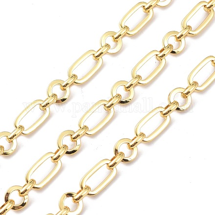 Латунная цепочка фигаро CHC-D028-22G-1