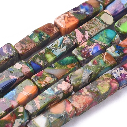 Синтетическая золотая линия имперские нитки из бисера яшмы G-D0006-B02-1