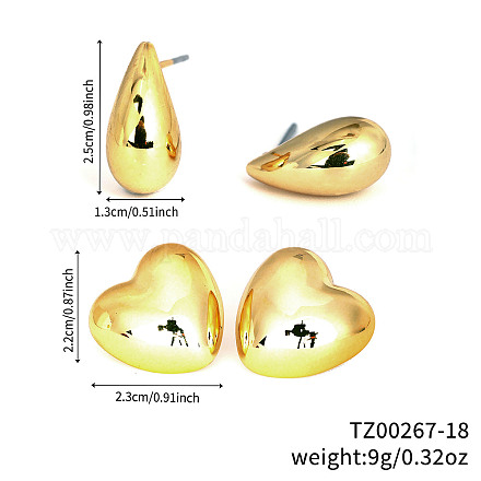 2 пара элегантных модных пластиковых сережек ZG6884-16-1
