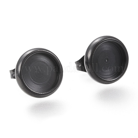 Серьги-гвоздики из нержавеющей стали 304 STAS-I162-02C-B-1