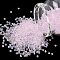 12/0 Glass Seed Beads, Trans.Inside Colours Rainbow Round, Pearl Pink, 2mm, about 30000pcs/pound