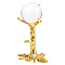 Ball Display Stands, Branch Organizer Holder, Golden, 7.7x8.45x12.95cm