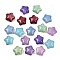 Handmade Lampwork Beads, Star, Mixed Color, 15~15.5x16x8.5mm, Hole: 1~1.2mm