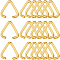 Iron Triangle Rings, Buckle Clasps, Fit For Top Drilled Beads, Webbing, Strapping Bags, Golden, 10x11.5x1.2mm, 300pcs