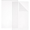 Transparent Acrylic Plates, Rectangle, Clear, 380~381x222~222.3x3mm
