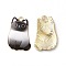 Alloy Enamel Pendants, Cadmium Free & Nickel Free & Lead Free, Golden, Cat Charms, Black, 25x16x3mm, Hole: 1.8mm