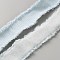 Polyester Ribbon, Clothing Ornament, Light Blue, 1-5/8 inch(40mm), about 1.70 Yards(1.55m)/pc