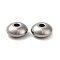 Tarnish Resistant 201 Stainless Steel Beads Spacers, Rondelle, Stainless Steel Color, 8x4mm, Hole: 2mm