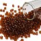 TOHO Round Seed Beads, Japanese Seed Beads, (941) Transparent Smoked Topaz, 6/0, 4mm, Hole: 1.5mm, about 168pcs/10g