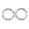 Non-Tarnish 304 Stainless Steel Linking Rings, Ring, Stainless Steel Color, 15.5x15x2mm, Inner Diameter: 12mm