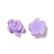 Resin Cabochons, Nail Art Decoration Accessories, Flower, Medium Purple, 5~6x3mm