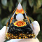 Orgonite Pyramid Resin Energy Generators, for Home Office Desk Decoration, 50mm