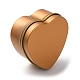 Жесть железные банки для свечей в форме сердца CON-NH0001-02B-2