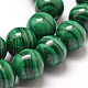 Природные малахит пряди из бисера G-O143-10-10mm-3
