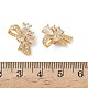 Латунные микро проложить кубического циркония подвески KK-Z136-51G-3