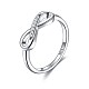 925 стерлингового серебра кольца перста RJEW-BB67007-9-1