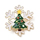Рождественские эмалевые булавки JEWB-B028-01G-10-1