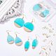 Набор для самостоятельного изготовления сережек-капель овальной DIY-OC0007-92-5