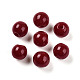 Непрозрачные однотонные стеклянные бусины X1-GLAA-N007-6mm-A04-1