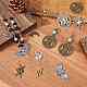 56 шт. 14 стиля подвески из сплава в тибетском стиле TIBE-SC0007-16-4