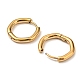 Серьги-кольца из нержавеющей стали с ионным покрытием (ip) EJEW-E602-06G-2