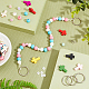 Набор для самостоятельного изготовления браслета-брелка в виде креста для кошелька и ключа от машины DIY-AR0002-73-5
