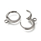 Фурнитура для сережек-колец из нержавеющей стали 304 с защитой от потускнения STAS-C112-01P-2