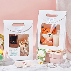 Прямоугольные бумажные подарочные пакеты CON-WH0088-81B