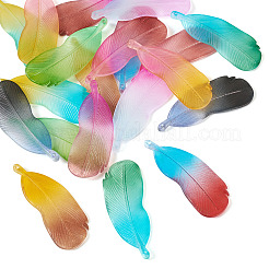 20 шт. подвески из матового акрила двух цветов&nbsp;FACR-TA0001-07