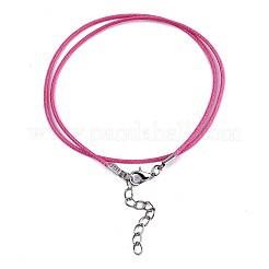 Воском хлопка ожерелье шнура материалы&nbsp;LS-MAK-S034-010