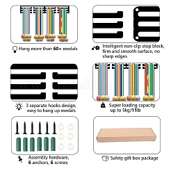 Модная железная вешалка для медалей ODIS-WH0037-405