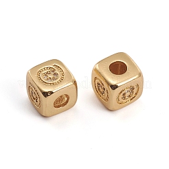 Латунные микропаве из прозрачного кубического циркония ZIRC-L091-020G